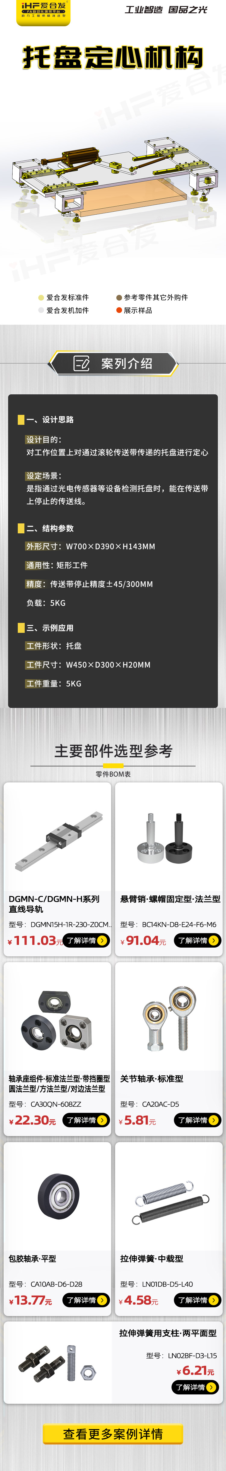 愛合發(fā)：案例介紹，托盤定心機(jī)構(gòu)！